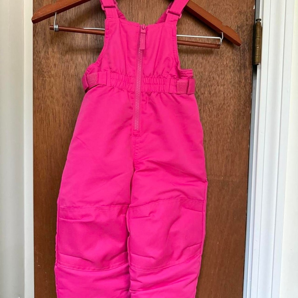 Cat & Jack pink snow overalls size 18 months